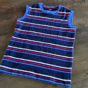Boys striped ringer tank top